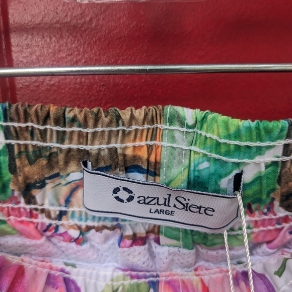 NWT Azul Siete Printed Swim Shorts - Picture 3 of 4